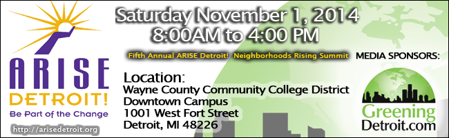 Arise Detroit - Neighborhoods Rising Summit