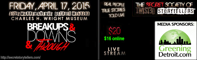 The Secret Society Of Twisted Storytellers - Breakups and downs and through