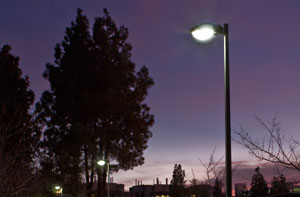 EverLast Induction Luminaire Illuminating Campus Pathway
