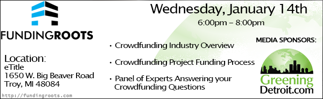 SE Michigan Crowdfunding Meetup