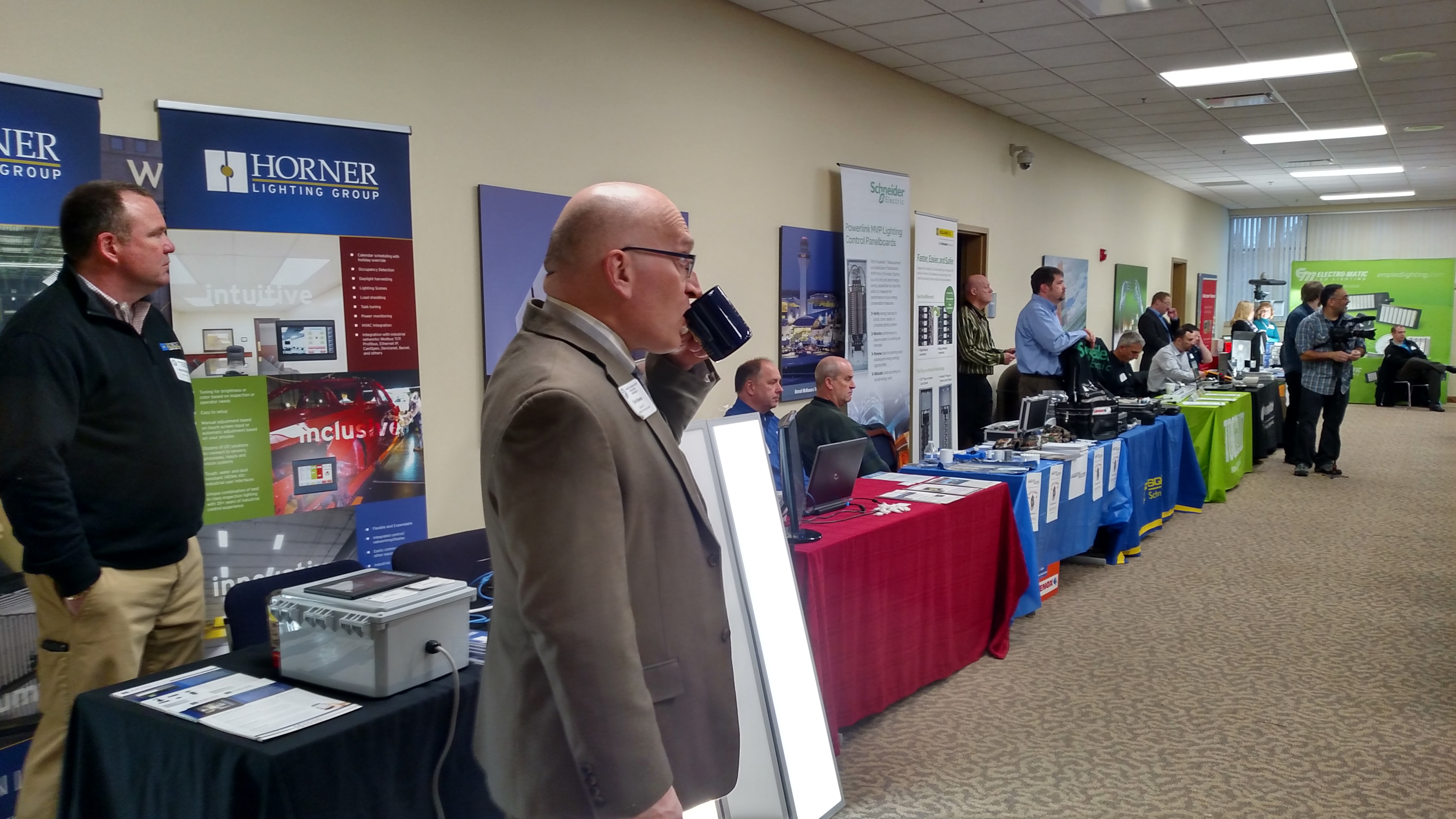 Vendor tables included some of the latest technologies for facilities
